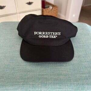 Goretex Gore-Tex Hat Cap Black Vintage 90s Strapback Forresters Oregon